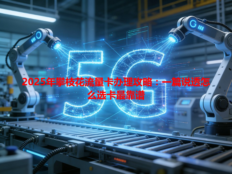 2025年攀枝花流量卡办理攻略：一篇说透怎么选卡最靠谱