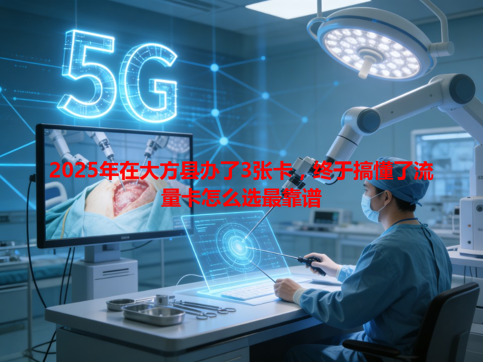 2025年在大方县办了3张卡，终于搞懂了流量卡怎么选最靠谱