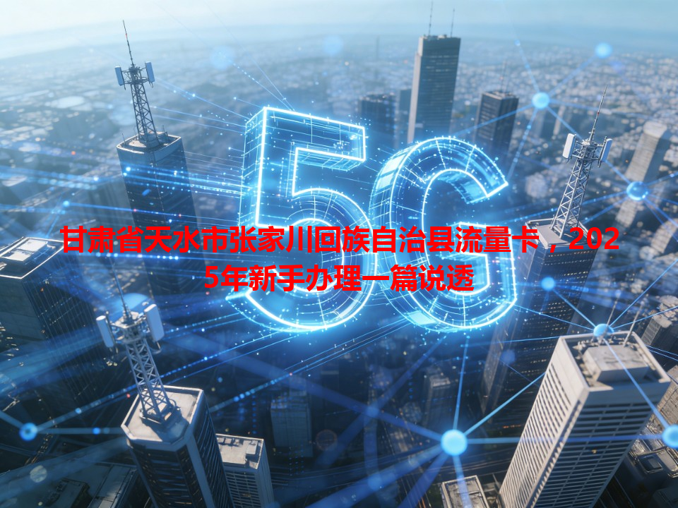 甘肃省天水市张家川回族自治县流量卡，2025年新手办理一篇说透