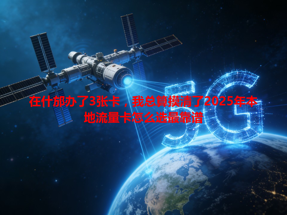 在什邡办了3张卡，我总算摸清了2025年本地流量卡怎么选最靠谱