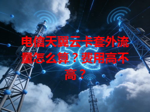 电信天翼云卡套外流量怎么算?费用高不高?