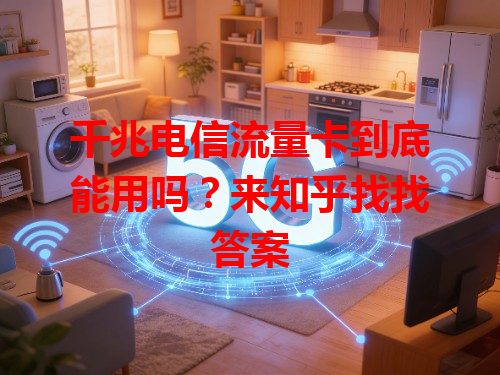 千兆电信流量卡到底能用吗？来知乎找找答案
