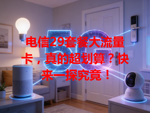 电信29套餐大流量卡，真的超划算？快来一探究竟！
