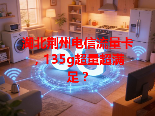 湖北荆州电信流量卡，135g超量超满足？