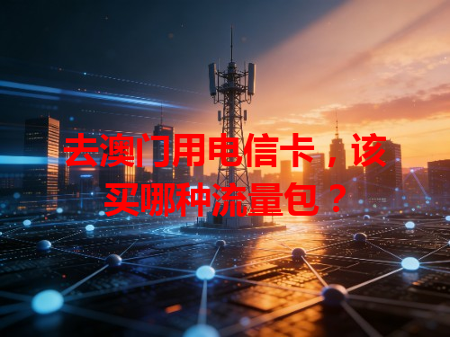 去澳门用电信卡，该买哪种流量包？