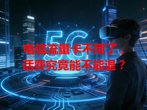 电信流量卡不用了，话费究竟能不能退？