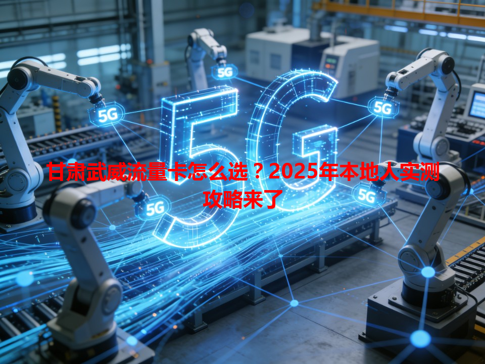 甘肃武威流量卡怎么选？2025年本地人实测攻略来了