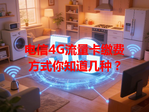 电信4G流量卡缴费方式你知道几种？