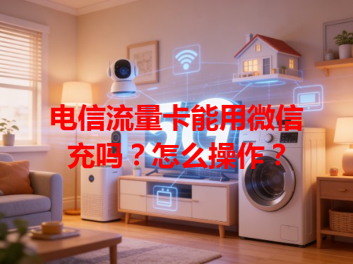 电信流量卡能用微信充吗？怎么操作？