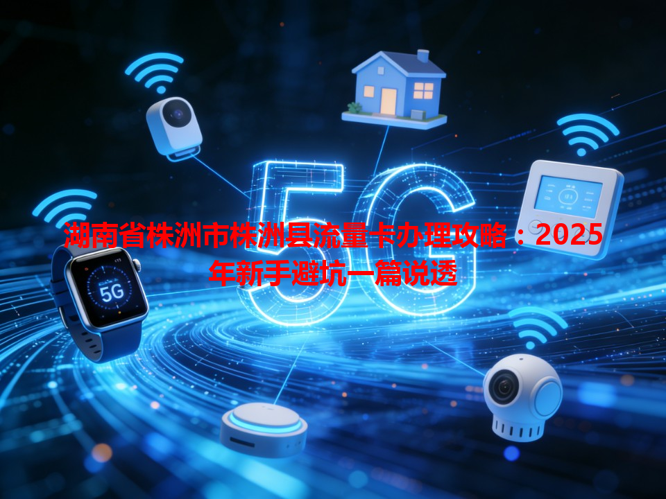 湖南省株洲市株洲县流量卡办理攻略：2025年新手避坑一篇说透