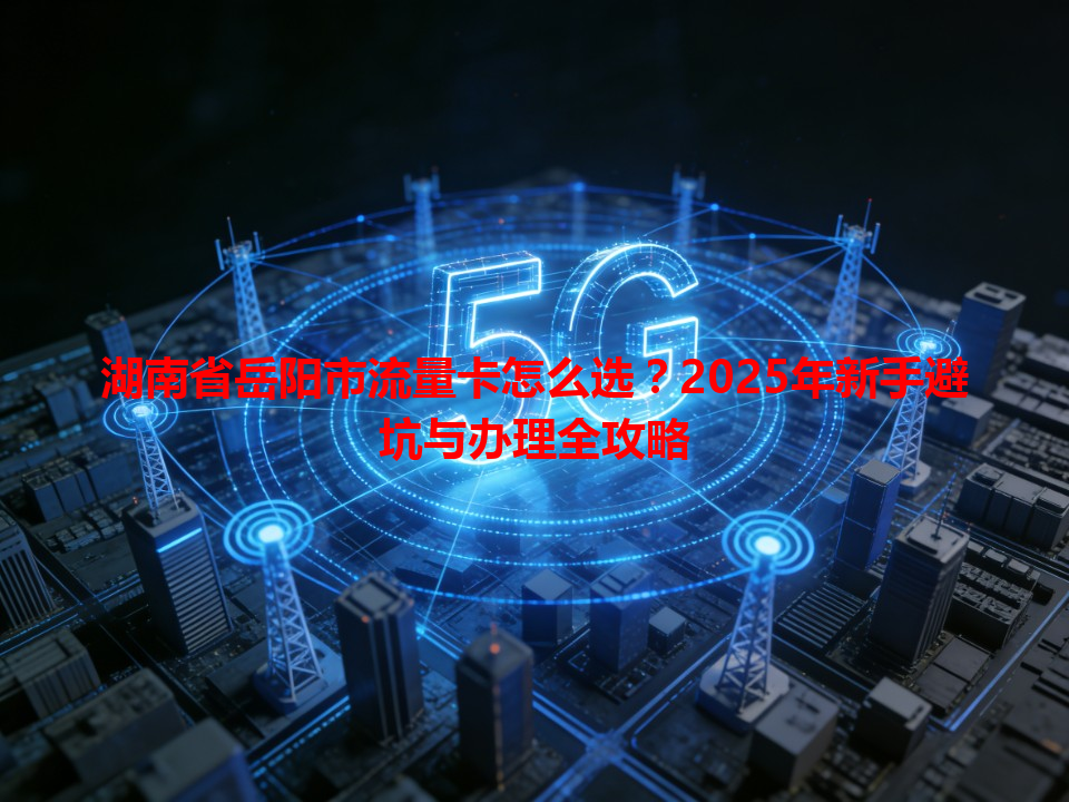 湖南省岳阳市流量卡怎么选？2025年新手避坑与办理全攻略