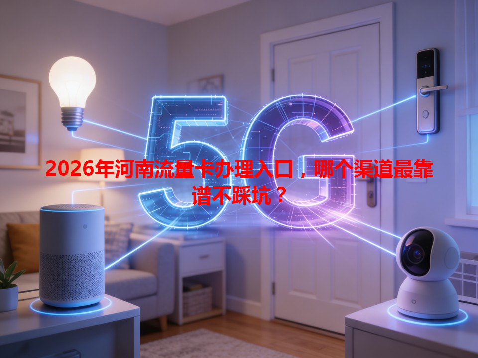 2026年河南流量卡办理入口，哪个渠道最靠谱不踩坑？