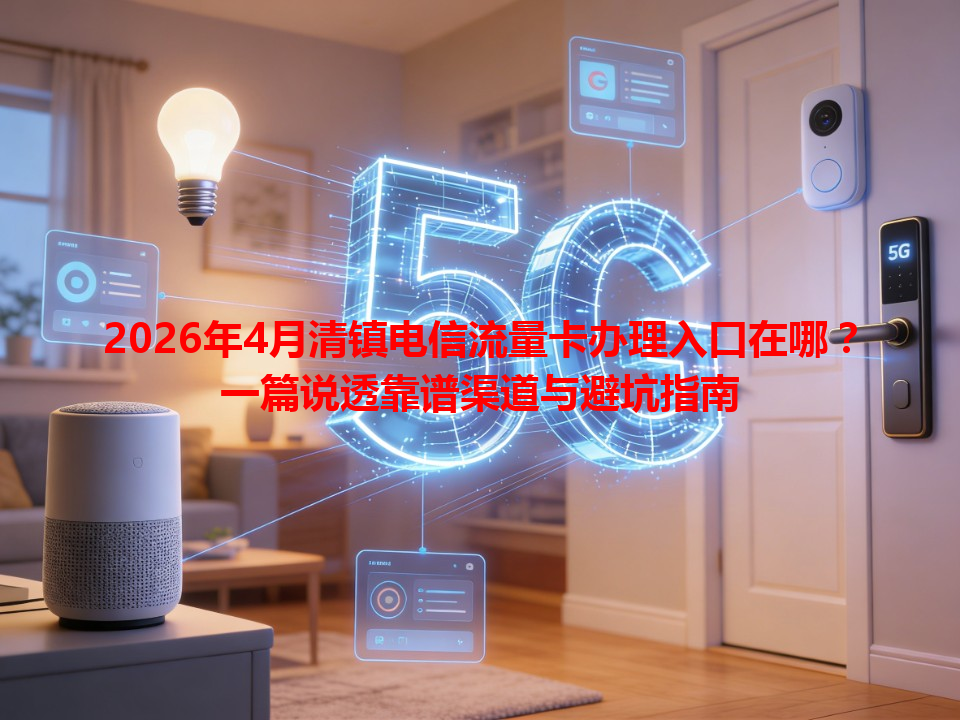 2026年4月清镇电信流量卡办理入口在哪？一篇说透靠谱渠道与避坑指南