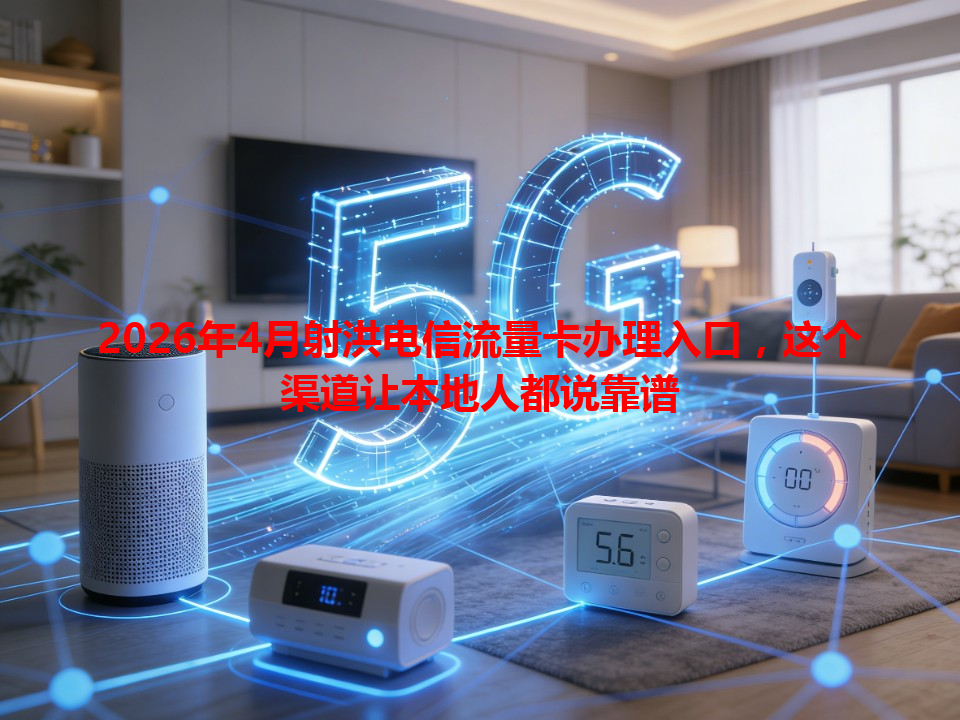 2026年4月射洪电信流量卡办理入口，这个渠道让本地人都说靠谱