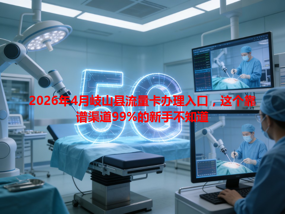 2026年4月岐山县流量卡办理入口，这个靠谱渠道99%的新手不知道