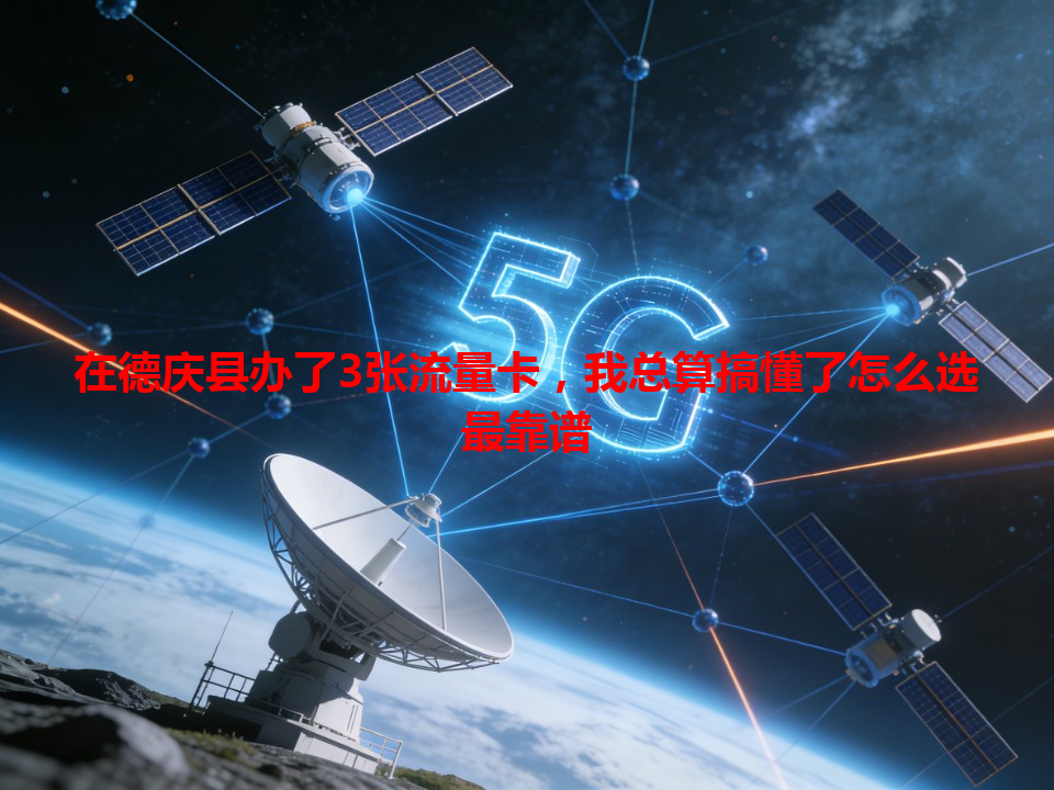 在德庆县办了3张流量卡，我总算搞懂了怎么选最靠谱