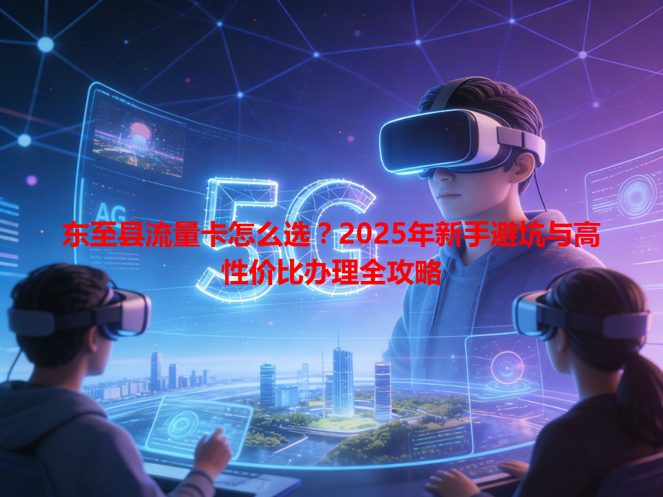 东至县流量卡怎么选？2025年新手避坑与高性价比办理全攻略