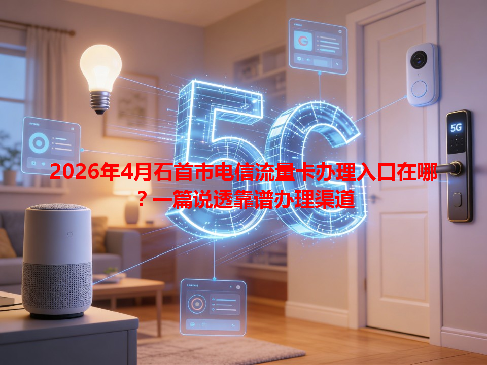 2026年4月石首市电信流量卡办理入口在哪？一篇说透靠谱办理渠道