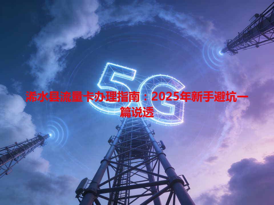 浠水县流量卡办理指南：2025年新手避坑一篇说透