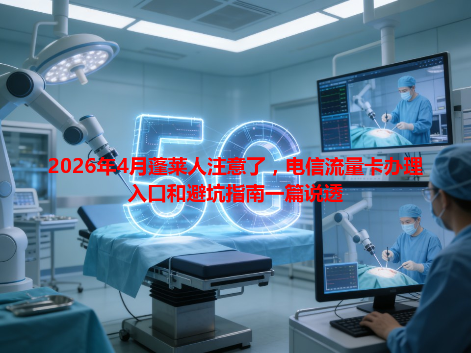 2026年4月蓬莱人注意了，电信流量卡办理入口和避坑指南一篇说透