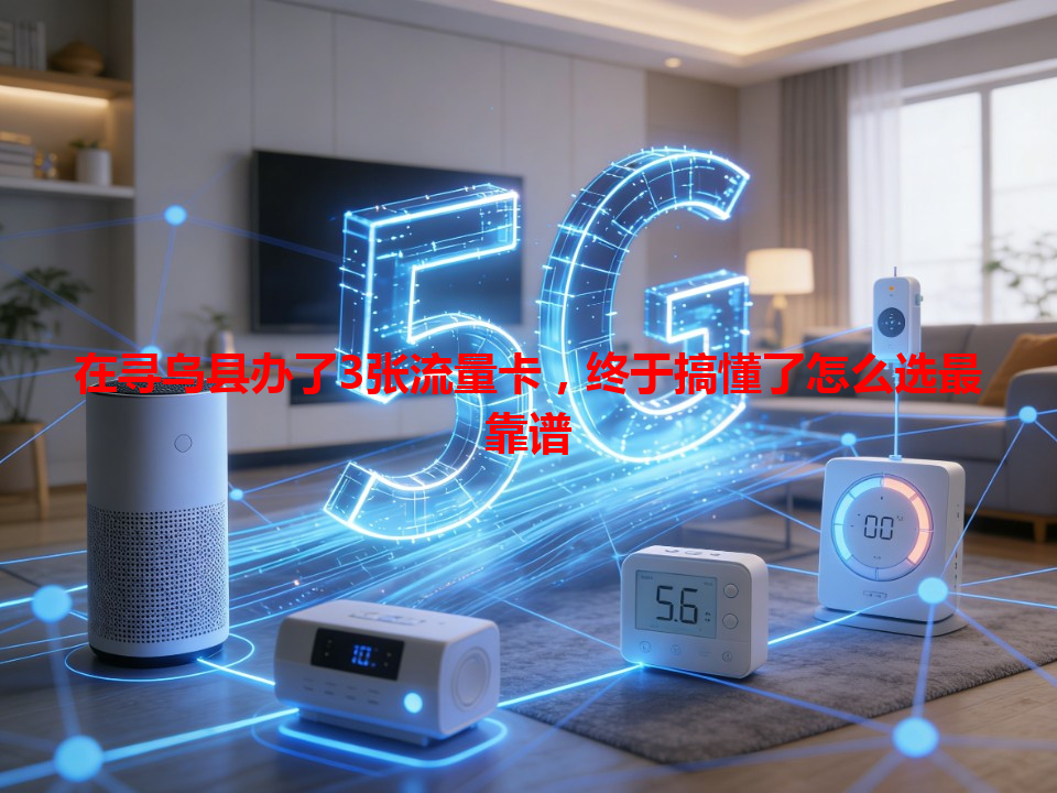 在寻乌县办了3张流量卡，终于搞懂了怎么选最靠谱