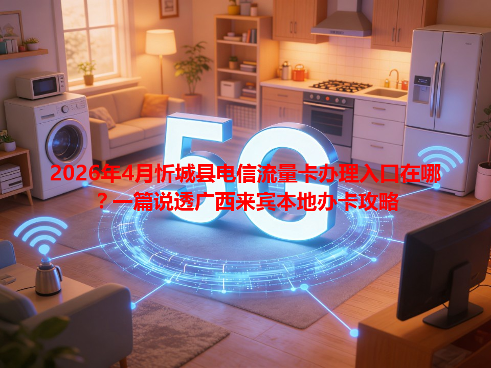 2026年4月忻城县电信流量卡办理入口在哪？一篇说透广西来宾本地办卡攻略
