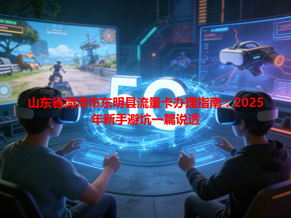 山东省菏泽市东明县流量卡办理指南：2025年新手避坑一篇说透