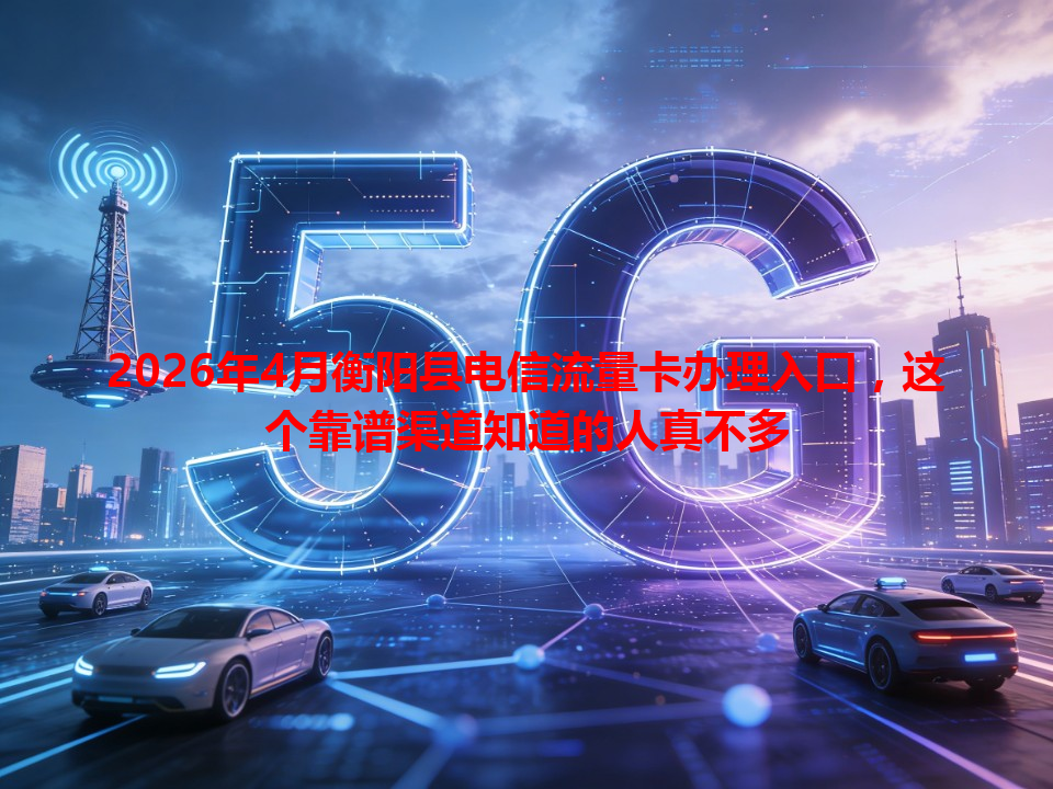 2026年4月衡阳县电信流量卡办理入口,这个靠谱渠道知道的人真不多