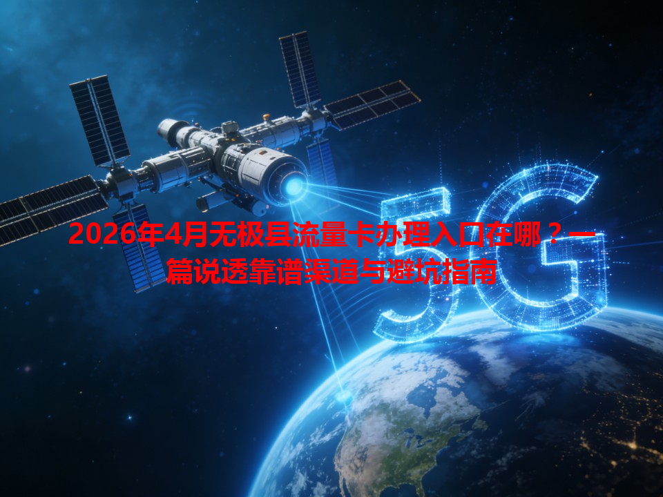 2026年4月无极县流量卡办理入口在哪？一篇说透靠谱渠道与避坑指南