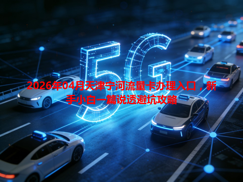 2026年04月天津宁河流量卡办理入口，新手小白一篇说透避坑攻略