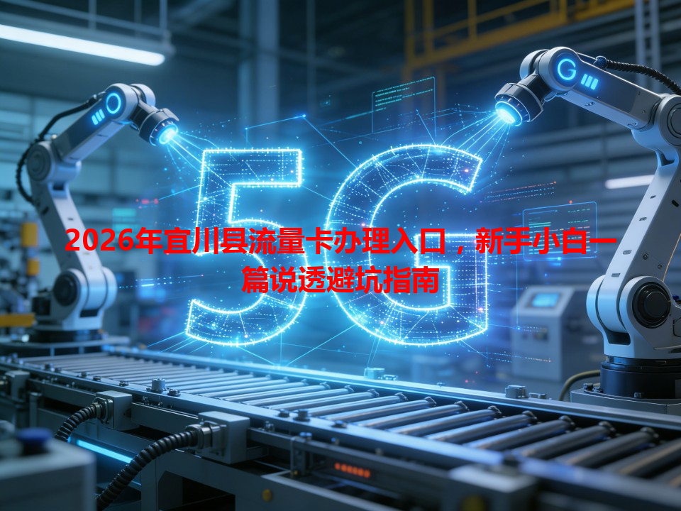 2026年宜川县流量卡办理入口，新手小白一篇说透避坑指南
