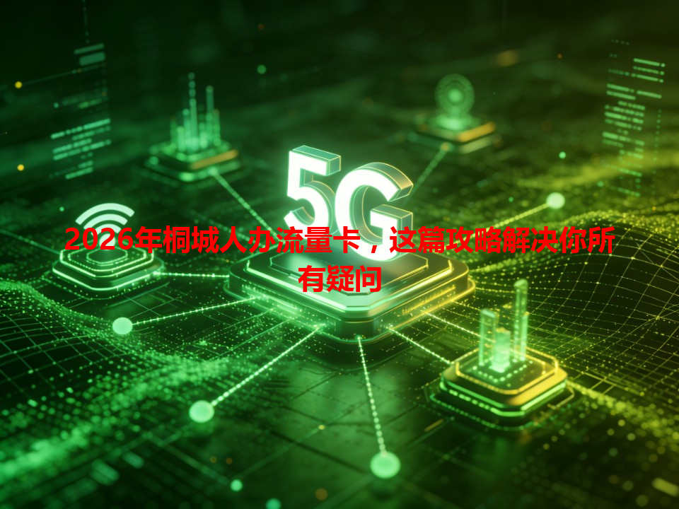 2026年桐城人办流量卡，这篇攻略解决你所有疑问
