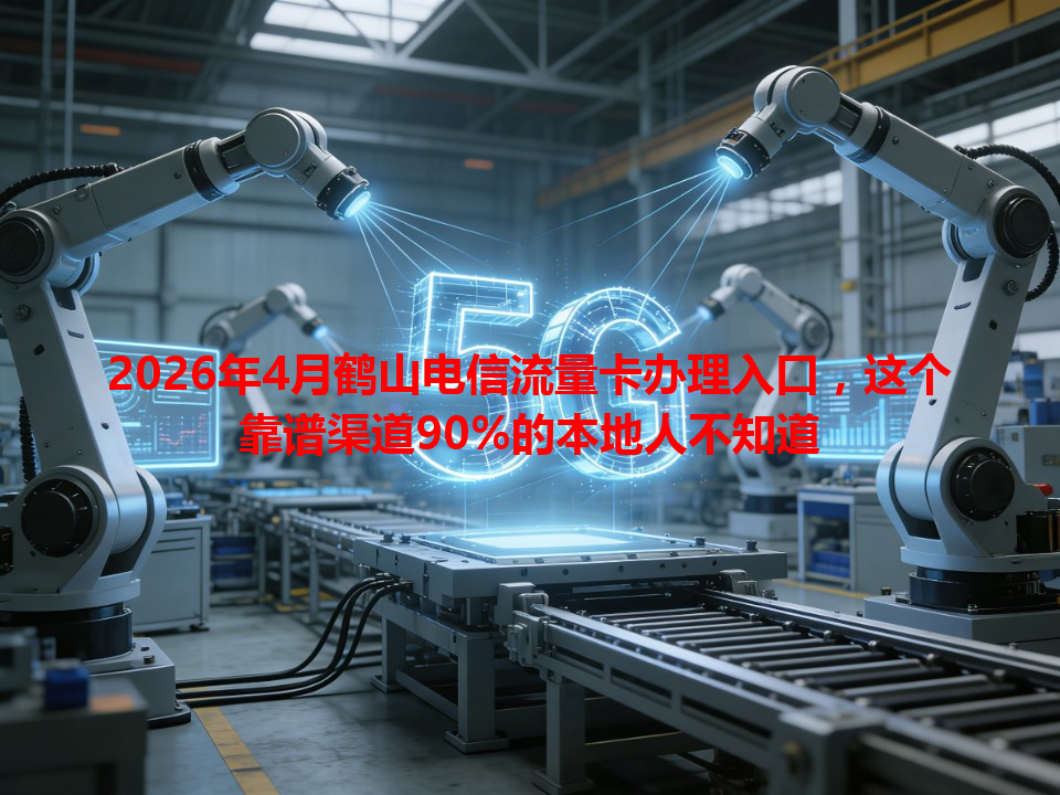 2026年4月鹤山电信流量卡办理入口，这个靠谱渠道90%的本地人不知道