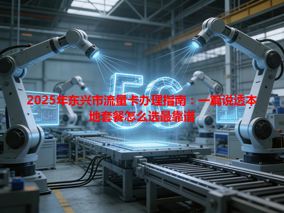 2025年东兴市流量卡办理指南：一篇说透本地套餐怎么选最靠谱