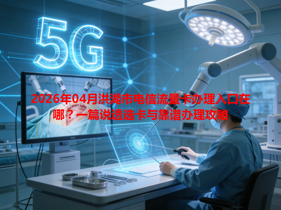 2026年04月洪湖市电信流量卡办理入口在哪？一篇说透选卡与靠谱办理攻略