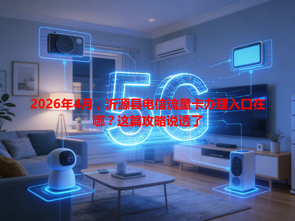 2026年4月，沂源县电信流量卡办理入口在哪？这篇攻略说透了