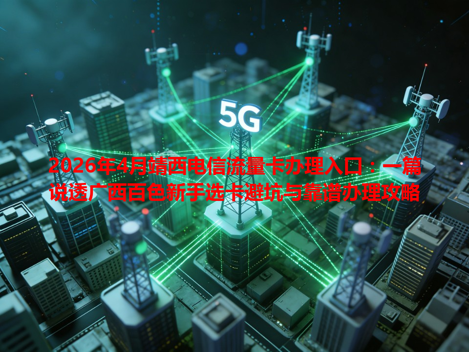 2026年4月靖西电信流量卡办理入口：一篇说透广西百色新手选卡避坑与靠谱办理攻略