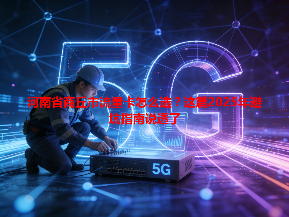 河南省商丘市流量卡怎么选？这篇2025年避坑指南说透了