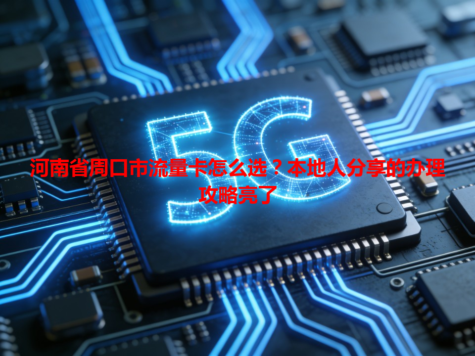 河南省周口市流量卡怎么选？本地人分享的办理攻略亮了
