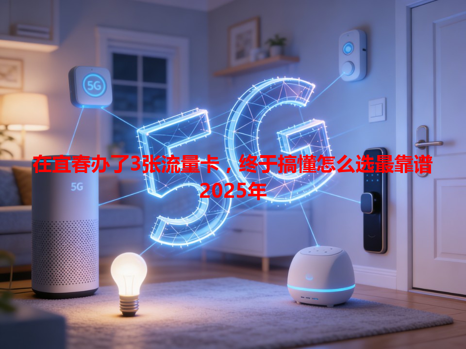在宜春办了3张流量卡，终于搞懂怎么选最靠谱2025年