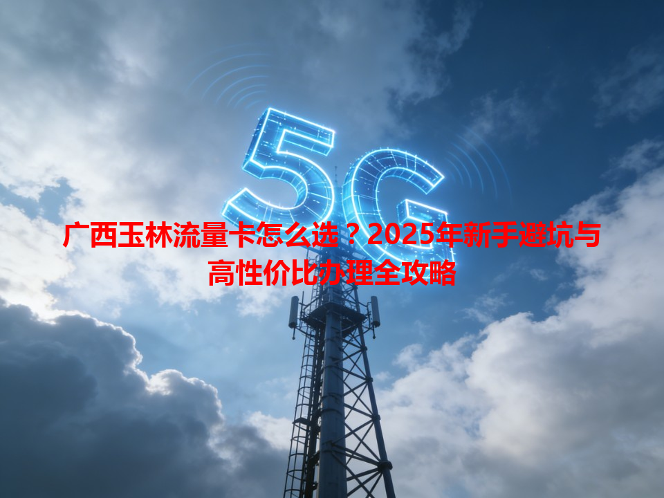 广西玉林流量卡怎么选？2025年新手避坑与高性价比办理全攻略