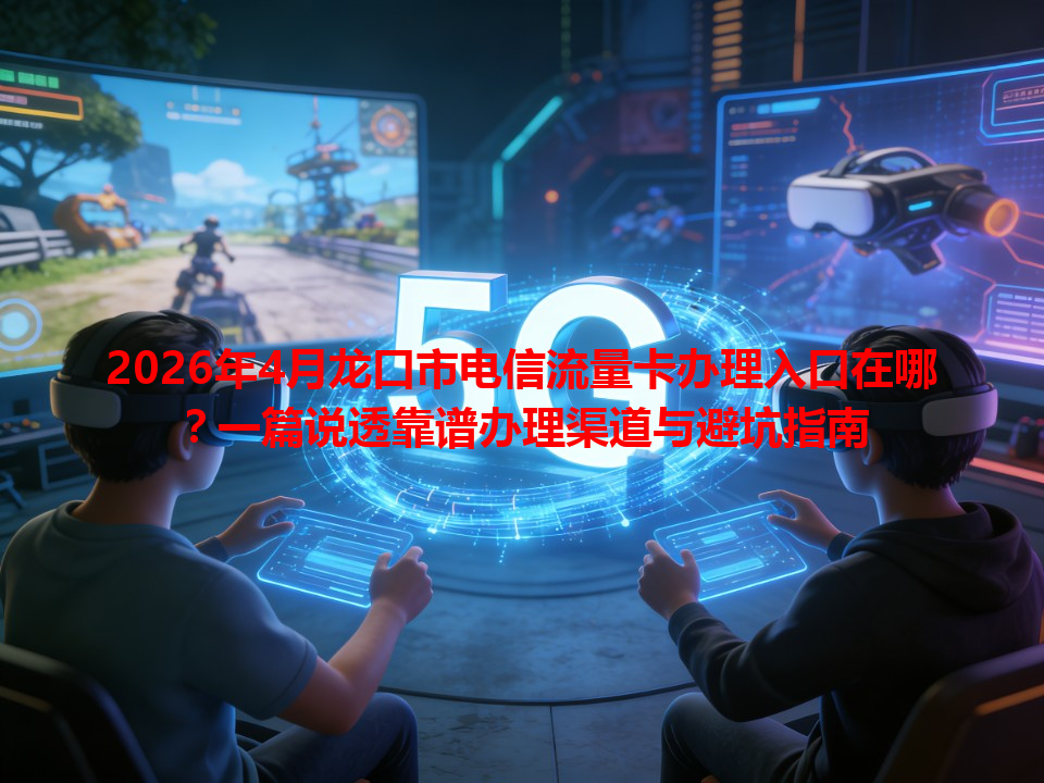 2026年4月龙口市电信流量卡办理入口在哪？一篇说透靠谱办理渠道与避坑指南