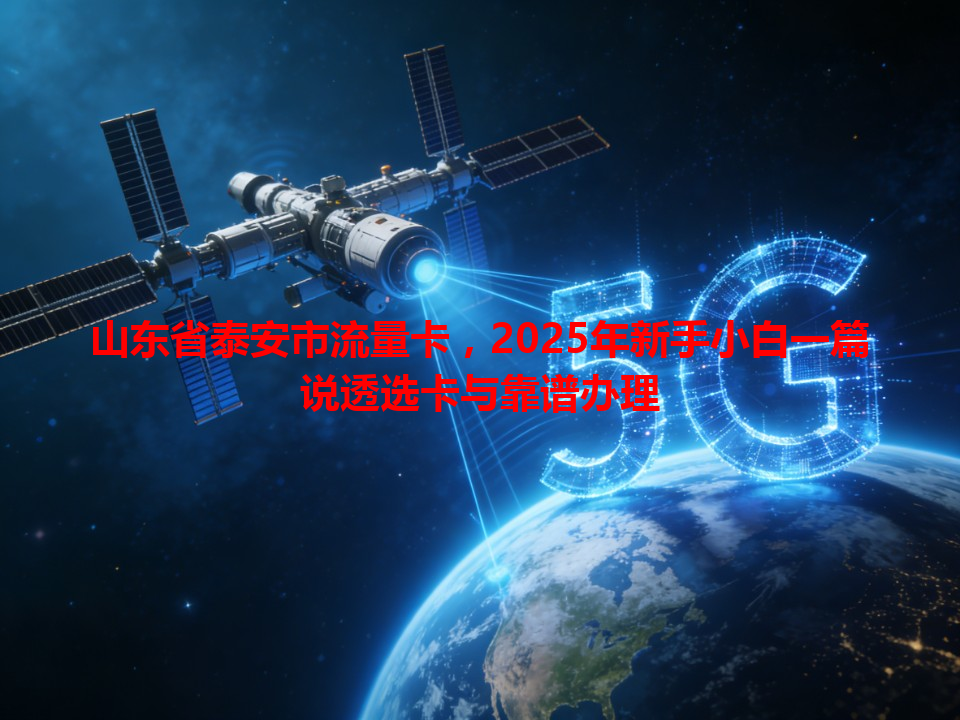 山东省泰安市流量卡，2025年新手小白一篇说透选卡与靠谱办理