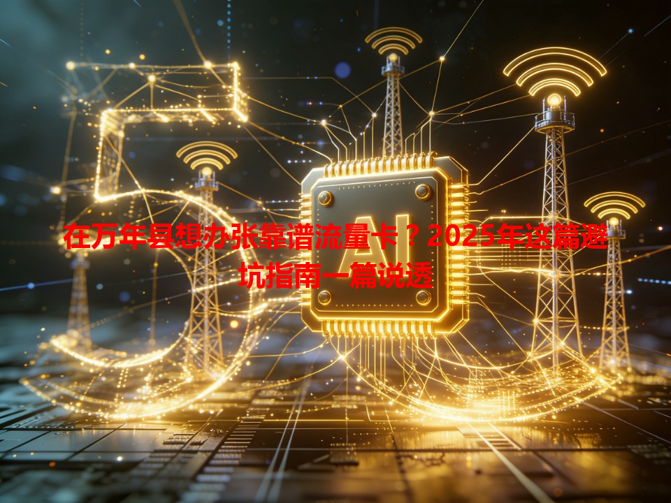 在万年县想办张靠谱流量卡？2025年这篇避坑指南一篇说透