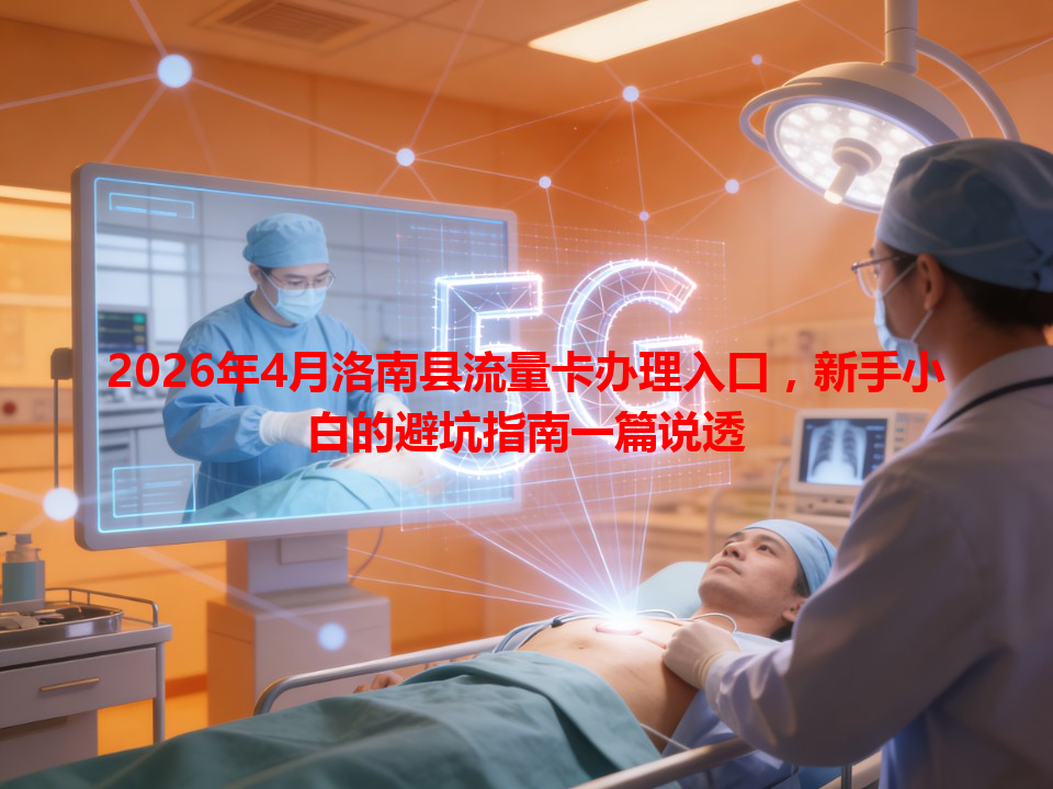 2026年4月洛南县流量卡办理入口，新手小白的避坑指南一篇说透