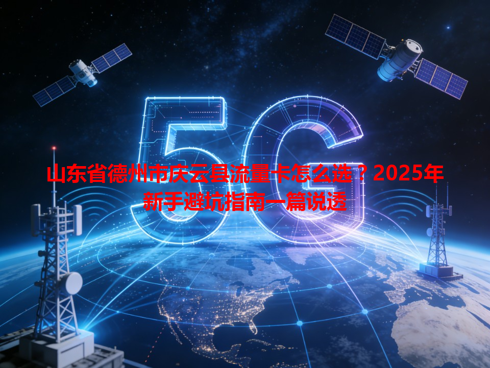 山东省德州市庆云县流量卡怎么选？2025年新手避坑指南一篇说透