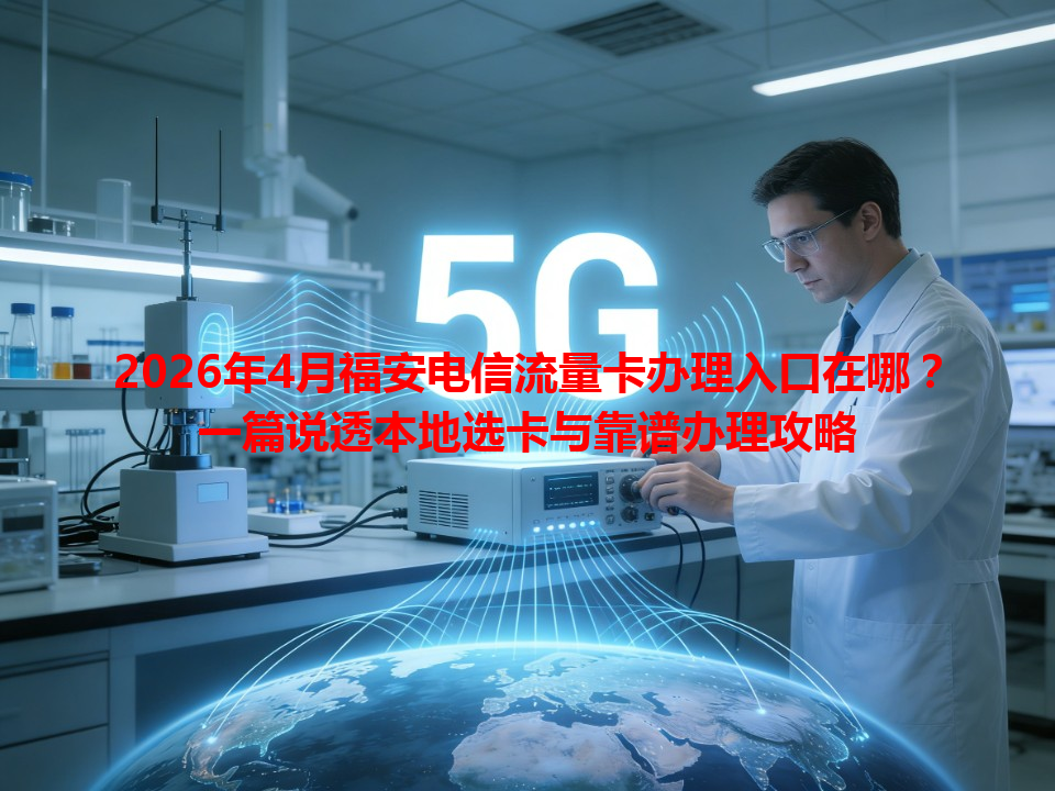 2026年4月福安电信流量卡办理入口在哪？一篇说透本地选卡与靠谱办理攻略