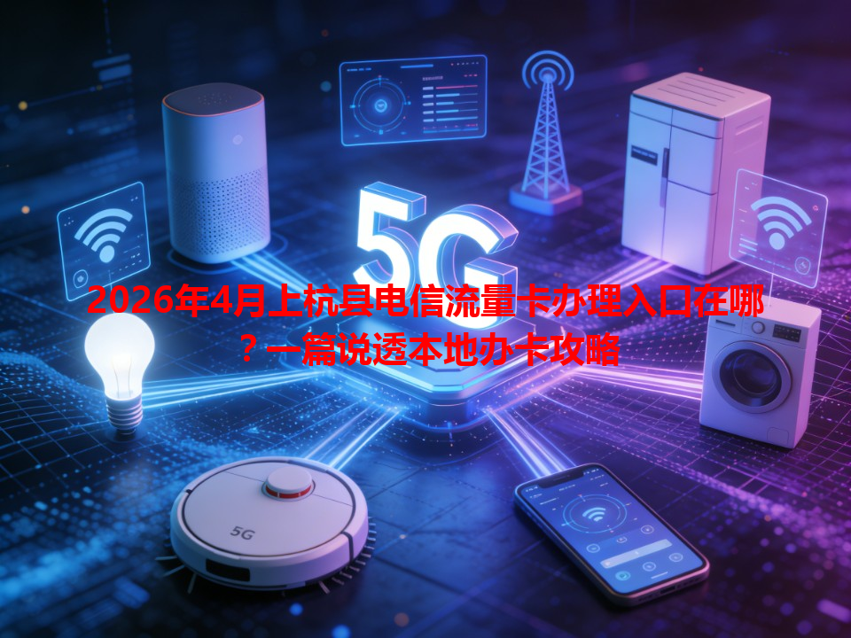 2026年4月上杭县电信流量卡办理入口在哪？一篇说透本地办卡攻略
