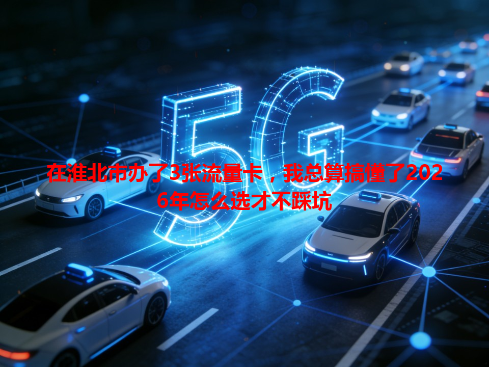 在淮北市办了3张流量卡，我总算搞懂了2026年怎么选才不踩坑