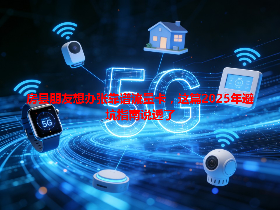 房县朋友想办张靠谱流量卡，这篇2025年避坑指南说透了